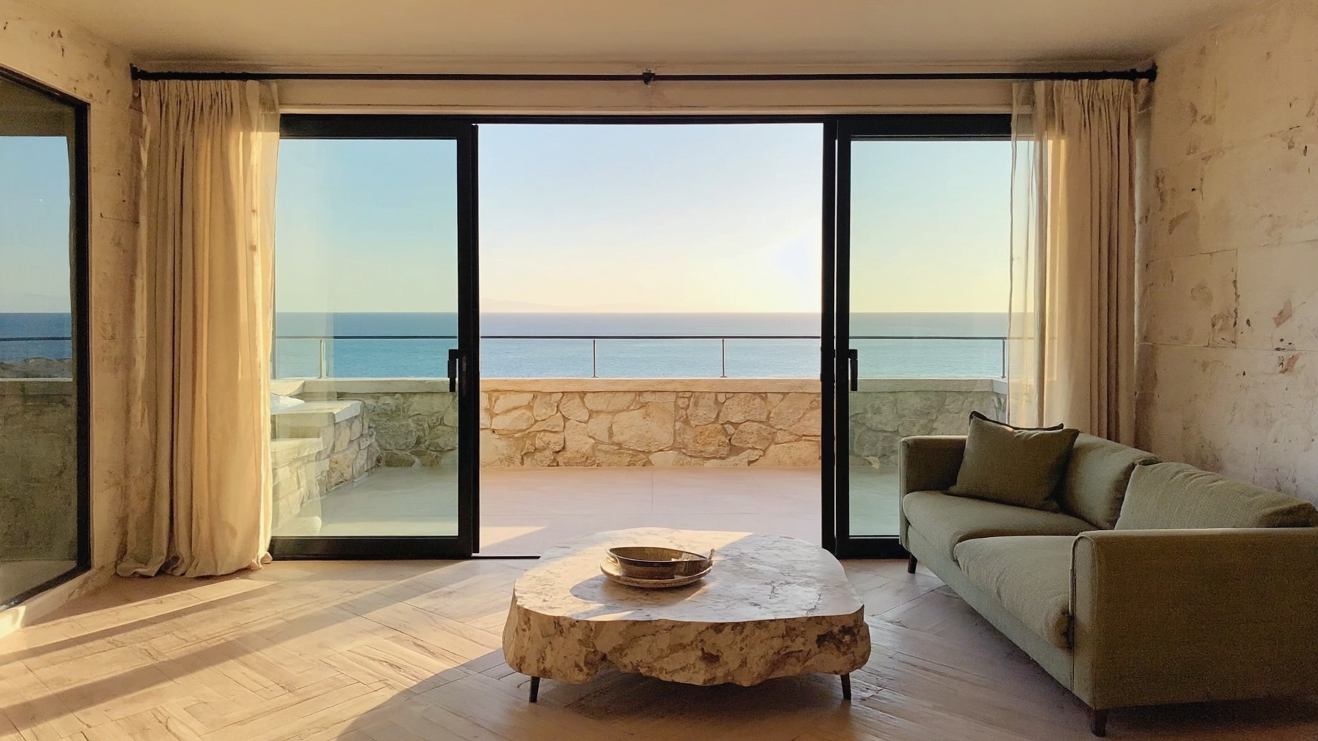 An atmospheric architectural concept of a premium holiday stay